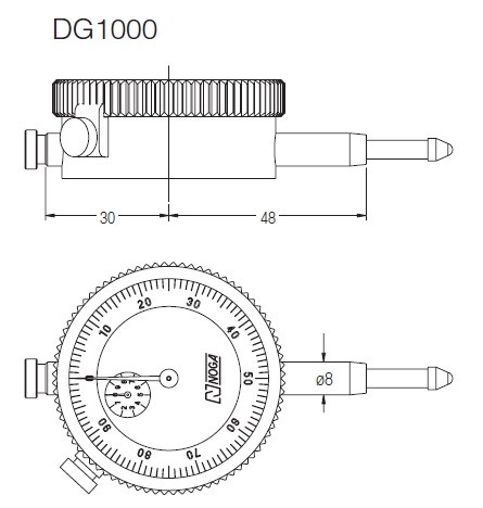 Dial gauge - DG1000 | | Noga Engineering